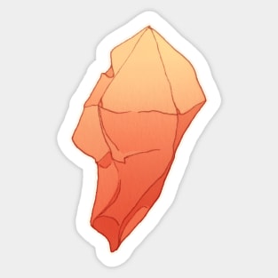 Crystal A Sticker